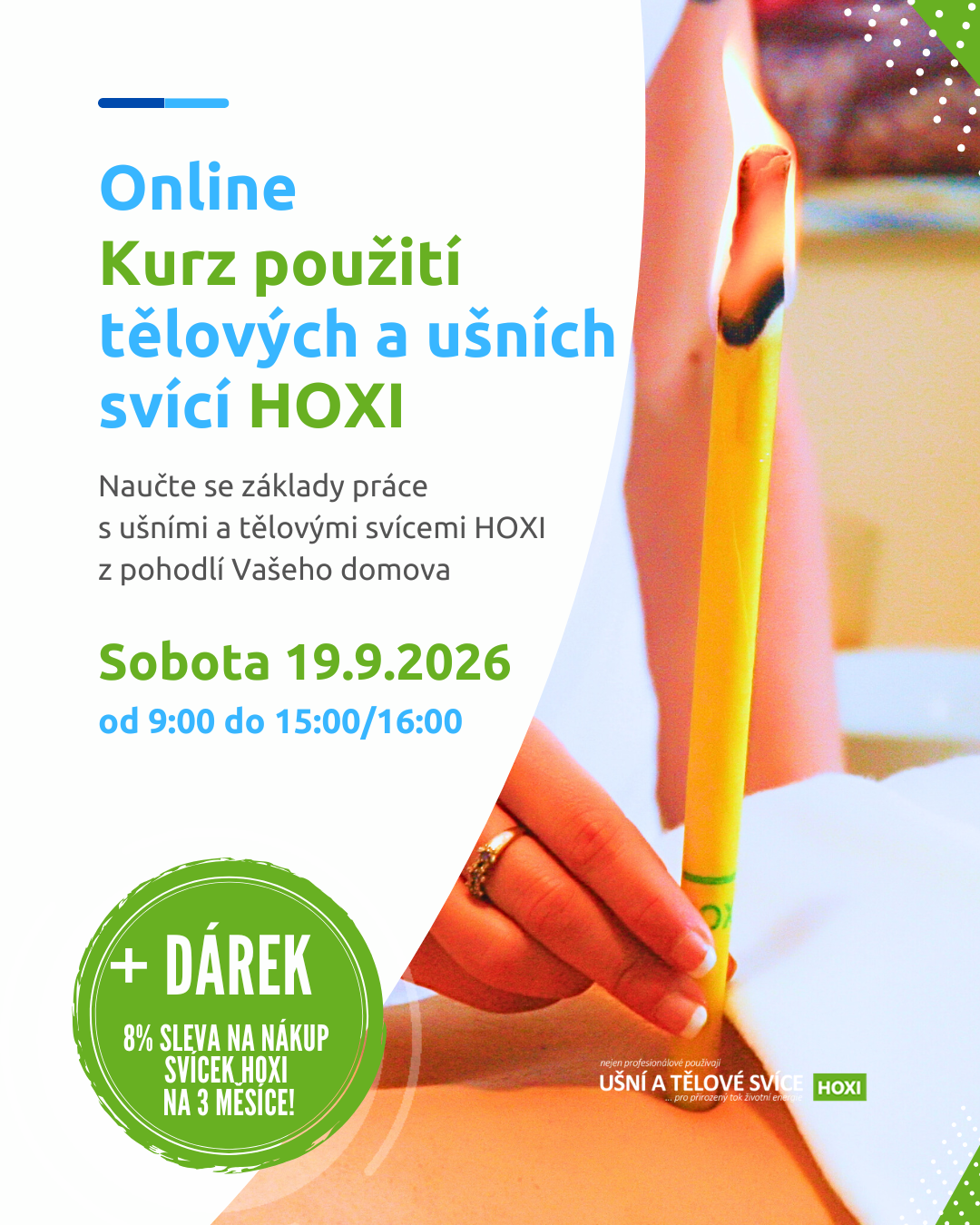 Online kurz použití HOXI svící